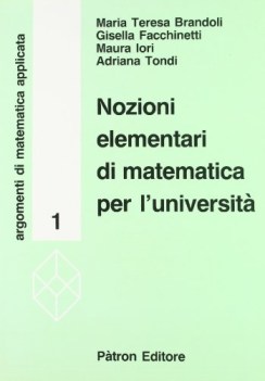 nozioni elementari di matematica per l\'universita