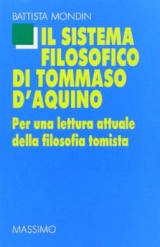 sistema filosofico di tommaso d\'aquino