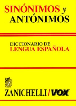 sinonimos y antonimos