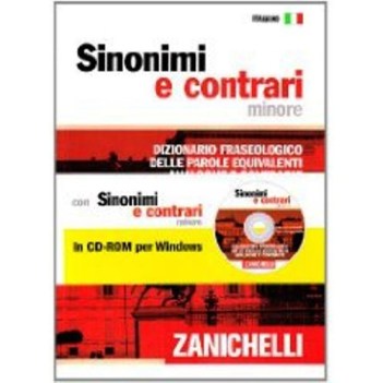 sinonimi e contrari minore bross.+cd