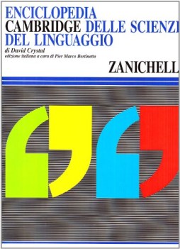 enciclopedia cambridge scienze linguaggi