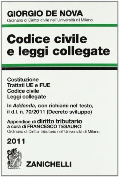 codice civile e leggi 2011 +trib. +cd diritto,economia,finanze