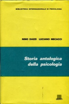 storia antologica della psicologia