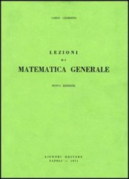 lezioni di matematica generale