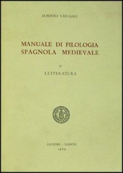 filologia spagnola mediev.2, letterat.