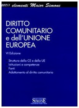 elementi di diritto comunitario e unione europea