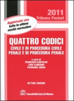 quattro codici 2011 (pocket) diritto,economia,finanze