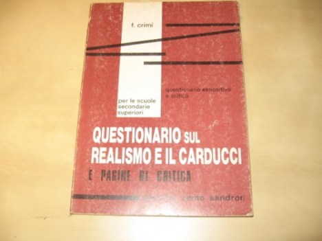 questionario sul realismo e carducci