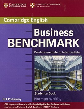 business benchmark student\'s book bec preliminary edition pre-intermed