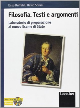 filosofia testi e argomenti x es.st. + cd