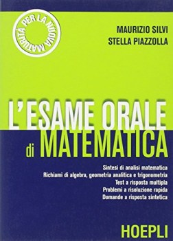 esame orale di matematica x maturita