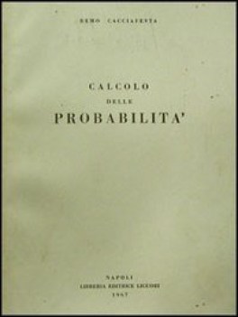 calcolo delle probabilita