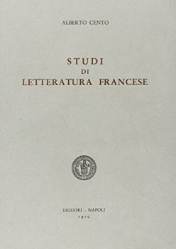 studi di letteratura francese