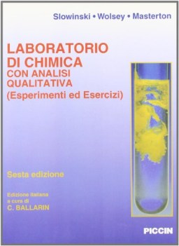 laboratorio di chimica c/analisi qual.