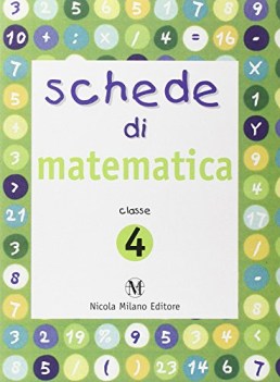 schede di matematica 4 x elem.