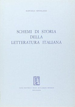 schemi di storia letteratura italiana