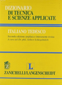 dizionario di tecnica e sc.appl.ita.ted.