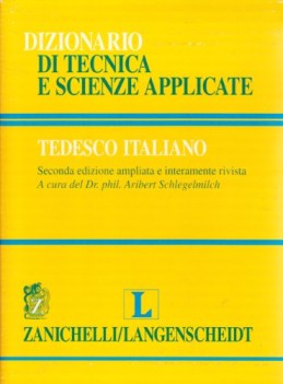 dizionario di tecnica e sc.appl.ted.ita.