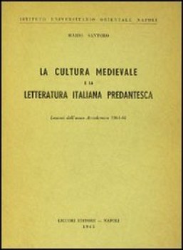 cultura mediev.e letterat.predantesca