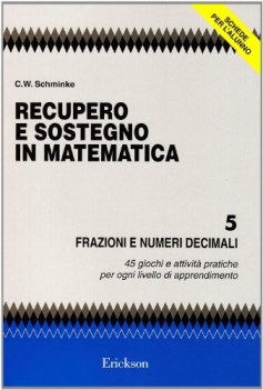 recupero e sostegno in matematica 5