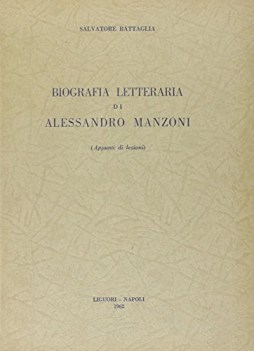 biografia letteraria di manzoni