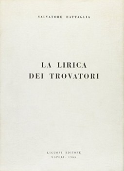 lirica dei trovatori