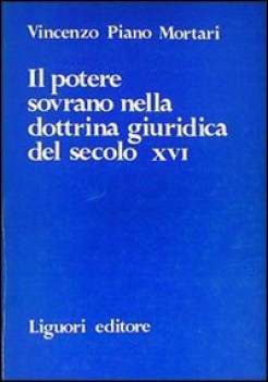 potere sovrano dottrina giurid.xvi s.