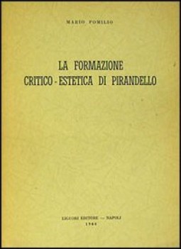 formazione critico-estet.di pirandello