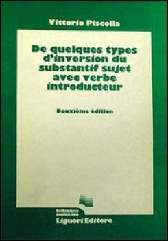 de quelques types d\'inversion du subst.