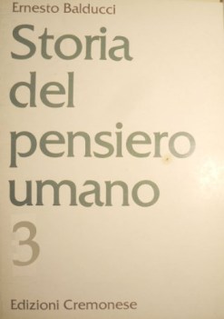 storia del pensiero umano 3-contemporan.