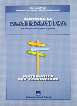 scoprire la matematica, cominciare