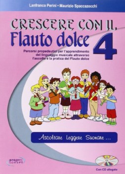 crescere con il flauto dolce 4 + cd