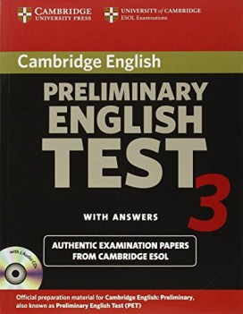 cambridge preliminary en.test 3 pack