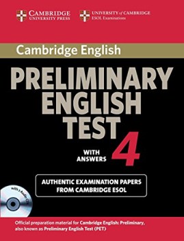 cambridge preliminary en.test 4 pack