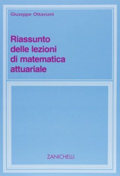 riassunto lezioni matem.attuariale