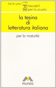 tesina di lett.italiana x maturita 3in1