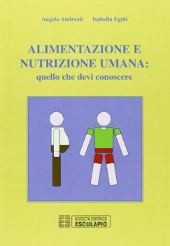 alimentazione e nutrizione umana