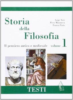 storia della filosofia 1, antologia