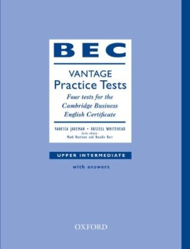 bec practice tests vantage  with key