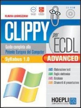 clippy per ecdl advanced  (4 moduli) +cdrom syllabus1