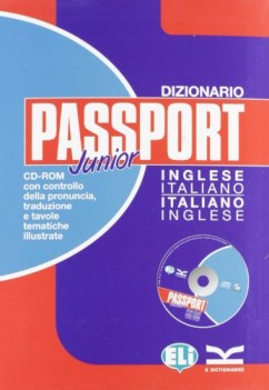 passport junior english italian learner\'s dictionary  +cdrom