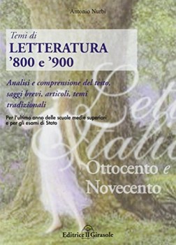 temi di letteratura 800 e 900