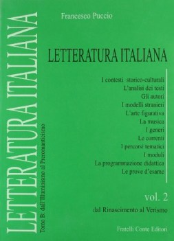 letteratura italiana 2, tomo b