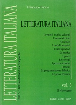 letteratura italiana 3, tomo a