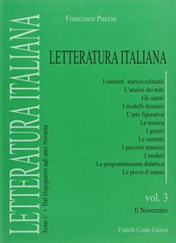 letteratura italiana 3, tomo c