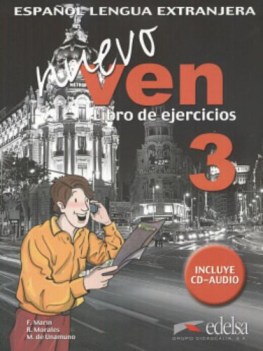 nuevo ven 3 libro de ejercicios + cd