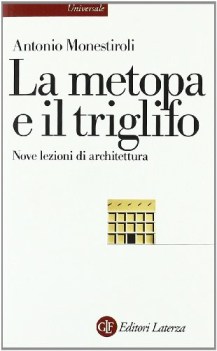 metopa e il triglifo (ul 815)