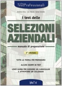 test della selezione aziendale . manuale