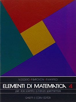 elementi di matematica 4 x lic.sc.