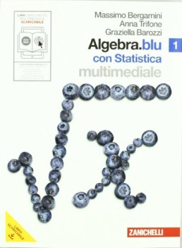 algebra blu volume 1 con stat. fc17 multim.